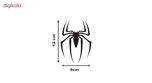 برچسب بدنه خودرو طرح Spider کد 01