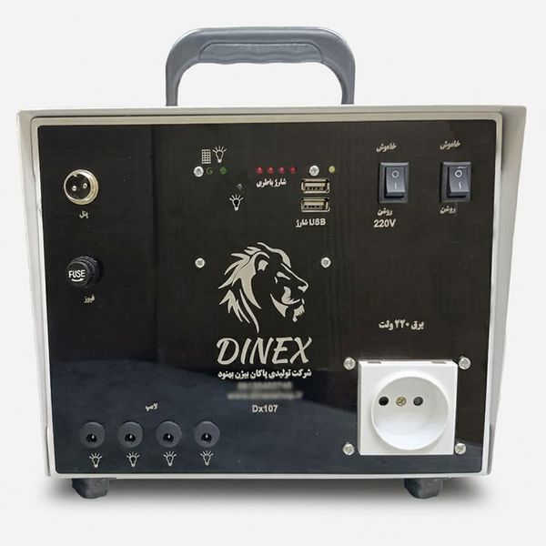پاور استیشن 2000 وات آریا آرمان دینکس مدل خورشیدی DX-107 ظرفیت 60000 وات ساعت