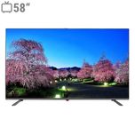 تلویزیون 58 اینچ کیو ال ای دی هوشمند جی وی سی مدل QLT58N100