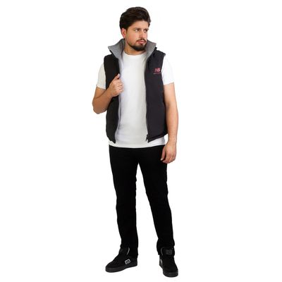 پافر مردانه ملانژ مدل دو رو (مشکی)