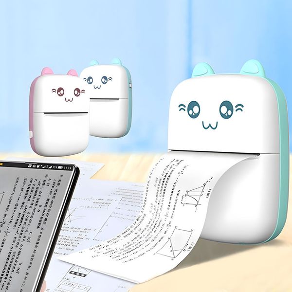 مینی پرینتر حرارتی مدل خرگوشی Eschen مدل ‎Portable Printer| MINI PRINTER