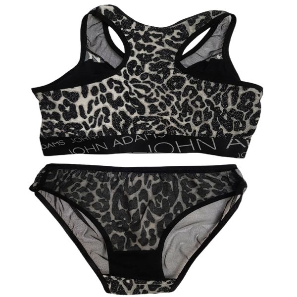 ست شورت و نیم تنه زنانه مدل پلنگی