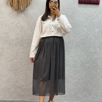 دامن شاین دار زنانه 30158