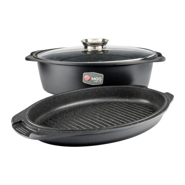 سرویس قابلمه و تابه گرانیت 25 پارچه ام جی اس مدل B کد GB2514