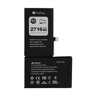 باتری موبایل پرووان مدل IPX ظرفیت 2716 میلی آمپر ساعت مناسب برای گوشی موبایل اپل iPhone X