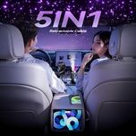 شارژر فندکی خودرو W&O مدل Starlight پنج کاره با رایحه افشانی و نورپردازی