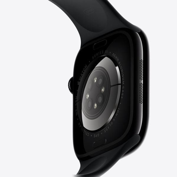 ساعت هوشمند 46 میلی متری اپل مدل Series 11 Aluminum Case با بند سیلیکونی