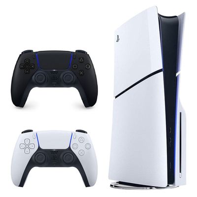 کنسول بازی سونی مدل PlayStation 5 Slim ظرفیت 1 ترابایت ریجن CFI-2116 اروپا به همراه دسته اضافی