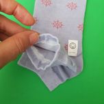 جوراب ساق کوتاه زنانه مدل برف مجموعه 2 عددی