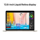 لپ تاپ 13.6 اینچ اپل استوک مدل MacBook Air-MLY23 M2 2022 LLA