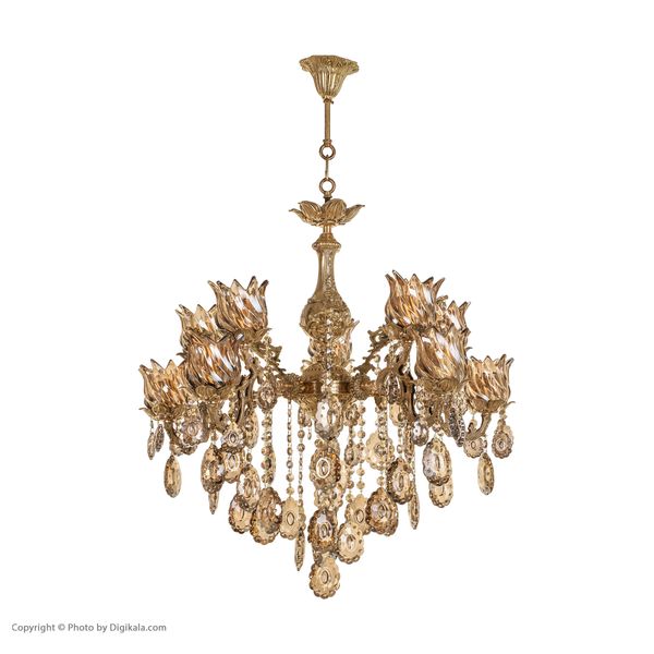 لوستر 10 شعله شاهان تک کد B.8050