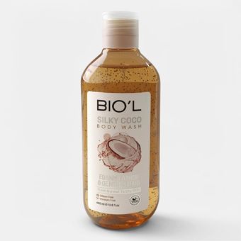 شامپو بدن بیول مدل SILKY COCO با رایحه کوکو ابریشمی مناسب برای پوست چرب و معمولی حجم 400 میلی لیتر