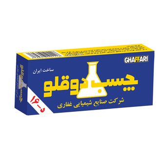 چسب دوقلو غفاری رنگی وزن 20 گرم