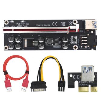 رایزر کارت گرافیک تبدیل PCI EXPRESS X1 به X16 مدل 010S PLUS
