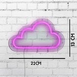 چراغ دیواری ماهوت طرح نئون ابر کد 03