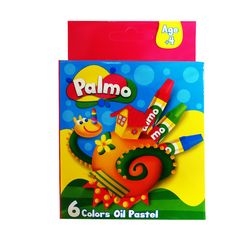 پاستل روغنی 6 رنگ پالمو