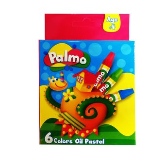 پاستل روغنی 6 رنگ پالمو