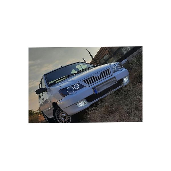 حلقه نئون خودرو پیکار مدل یخی مناسب برای پراید 132 مجموعه چهار عددی