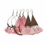 گوشواره آویز زنانه مدل MDSS-CH3975 بسته 3 عددی