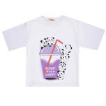 ست تی شرت و شلوارک دخترانه مدل MDSS-CH1785