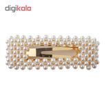 گیره مو زنانه طرح مروارید کد 9854