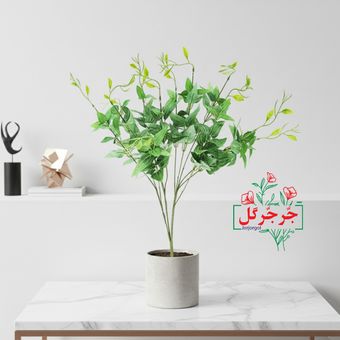 گل مصنوعی جُرجُرگل مدل بوته برگ چای