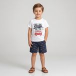 ست تی‌شرت آستین کوتاه و شلوارک راحتی پسرانه مدل Surf کد 350
