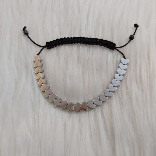 دستبند مدل حدید آسانسوری طرح قلب کد 111