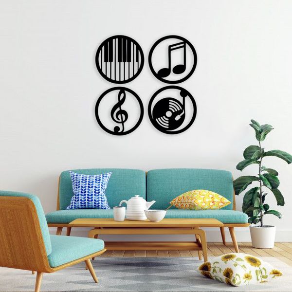 استیکر دیواری طرح ملودی