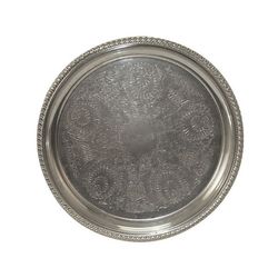 سینی برنجی راجرز اند سان مدل گل ویکتوریا طرح نوربیلن کد U.S