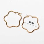 گوشواره زنانه مدل پنج گل کد Fr182