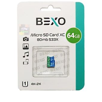 مموری 64 گیگ Bexo C10 U1 80 MB/S533X