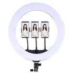رینگ لایت اچ کیو مدل HQ-21N همراه با سه پایه