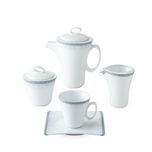 سرویس غذاخوری 97 پارچه چینی زرین ایران مدل وایت رز درجه یک