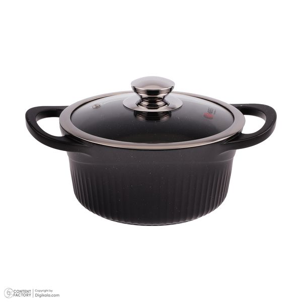 سرویس تابه و قابلمه گرانیتی 15 پارچه ام جی اس مدل GD1511