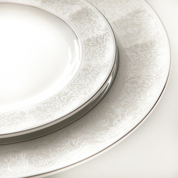 سرویس غذاخوری 29 پارچه چینی زرین ایران مدل نئوکلاسیک دلسا درجه یک