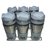 ست جا ادویه 7 پارچه کاپریس مدل فلورا کد 06