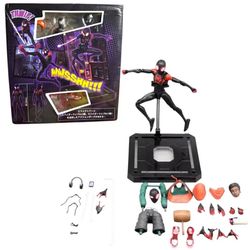 اکشن فیگور مایلز مورالز اسپایدرمن Miles Morales Spider-Man Action Figure – Into the Spider-Verse Style