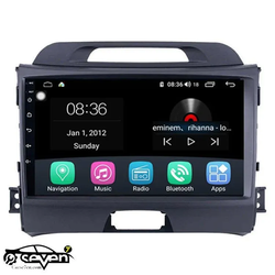 مانیتور اندروید خودرو کیا اسپورتیج 2013 آلپاین مدل S17