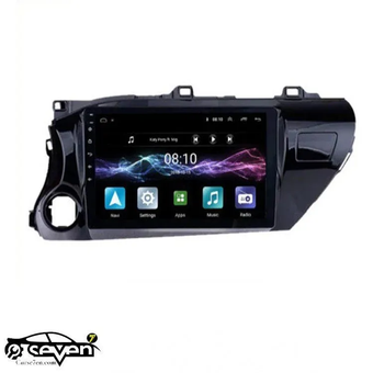 مانیتور اندروید خودرو تویوتا هایلوکس 2018-2017 برند پرومکس مدل poromax