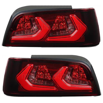 چراغ عقب اسپرت پژو پارس طرح کوروت (چپ و راست) قرمزدودی