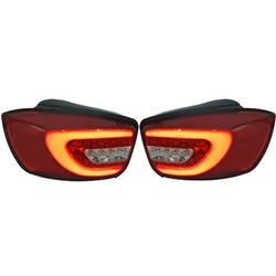 چراغ عقب اسپرت تیبا 2 طرح 207 (چپ و راست) قرمز سفید