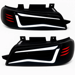 چراغ جلو اسپرت پژو 405 SLX مدل Camaro سفید بدون موتور دو عددی