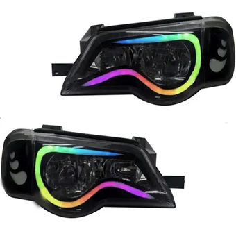 چراغ جلو اسپرت پراید 132 مدل GT-86 فول کالر (بلوتوثی) بدون موتور دو عددی