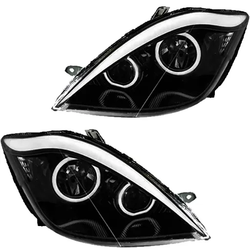 چراغ جلو اسپرت تیبا مدل Angry سفید بدون موتور دو عددی