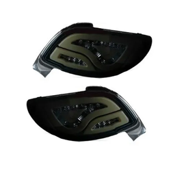 چراغ عقب اسپرت پژو 206 طرح yf (چپ و راست) تمام دودی