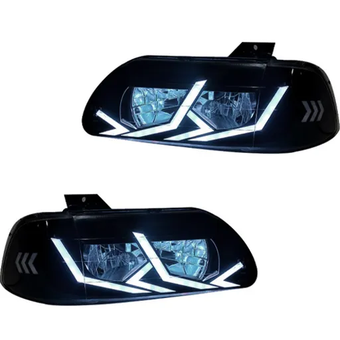 چراغ جلو اسپرت پراید 131 مدل لامبورگینی سفید بدون موتور دو عددی