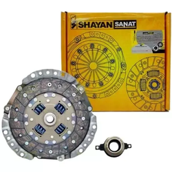 دیسک و صفحه پراید وانت شایان صنعت پلاس 200 میلیمتری با بلبرینگ 4 فنر