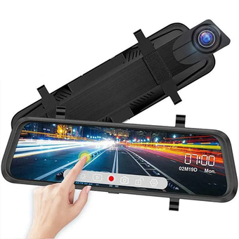 دوربین ثبت وقایع و دنده عقب آینه‌ای دو لنز برند چیتا مدل 5000