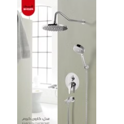 ملزومات نصب دوش تیپ4 (B) دیواری  (BOX A) مدل کارون